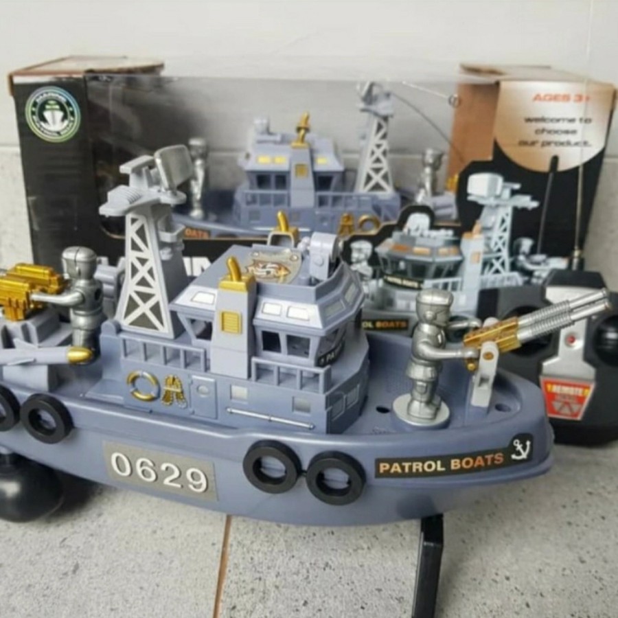 RC BOAT MARINE ANAK EDUKATIF - RC SPEED BOAT - KADO ANAK