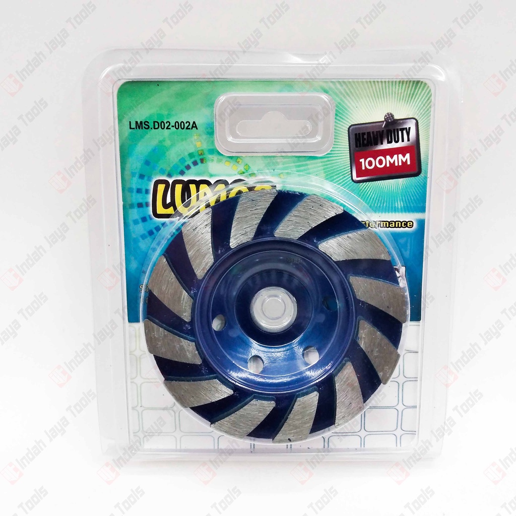 LUMOS Diamond CUP 4 INCH Grinding Wheel TURBO ROW Perata Keramik