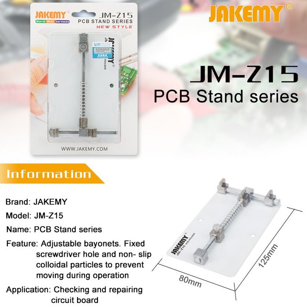 Jakemy JM-Z15 PCB Holder Ragum Penjepit PCB Stand Series