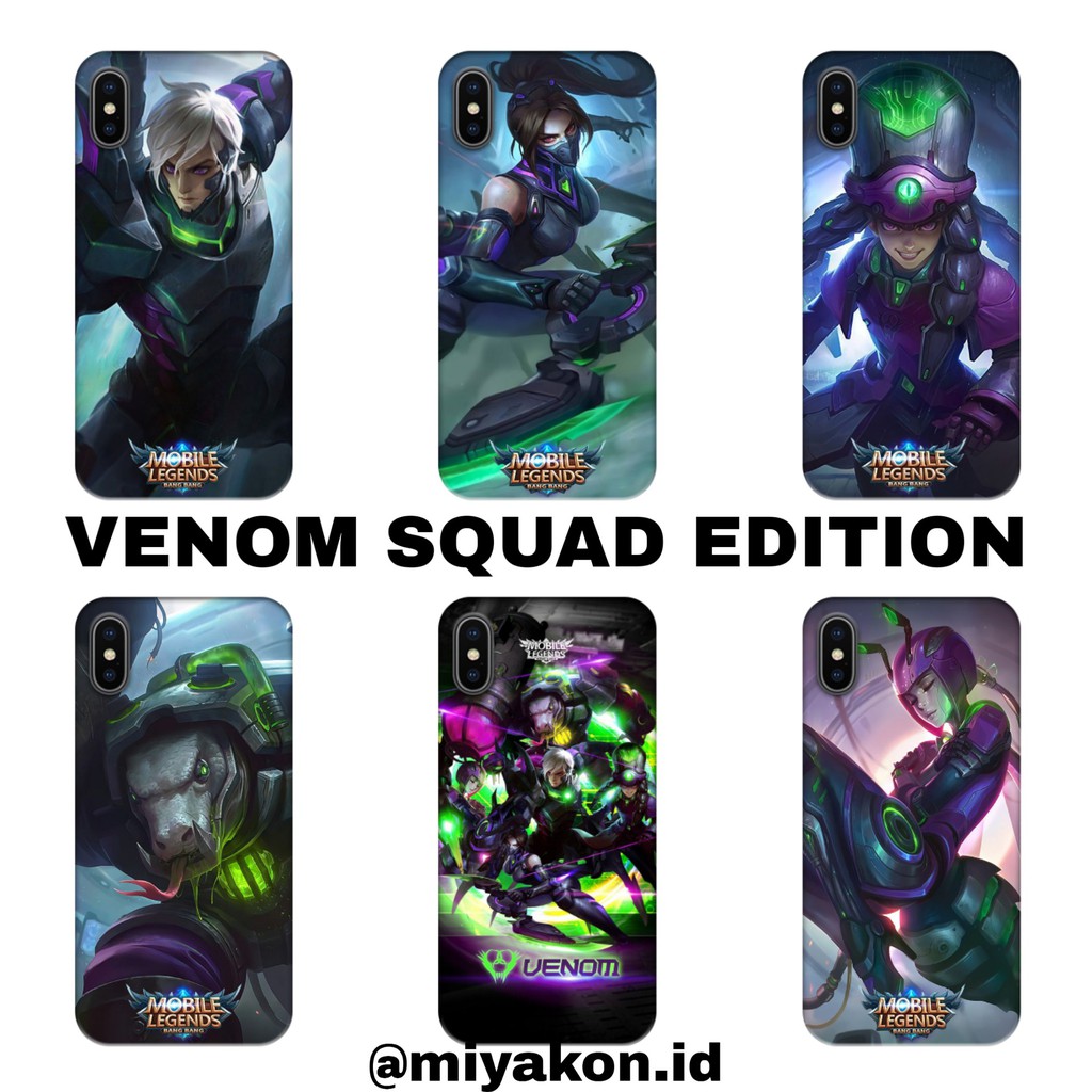 Custom Case Miyakonid Gambar Apa Saja Venom Squad MLBB Edition Shopee Indonesia