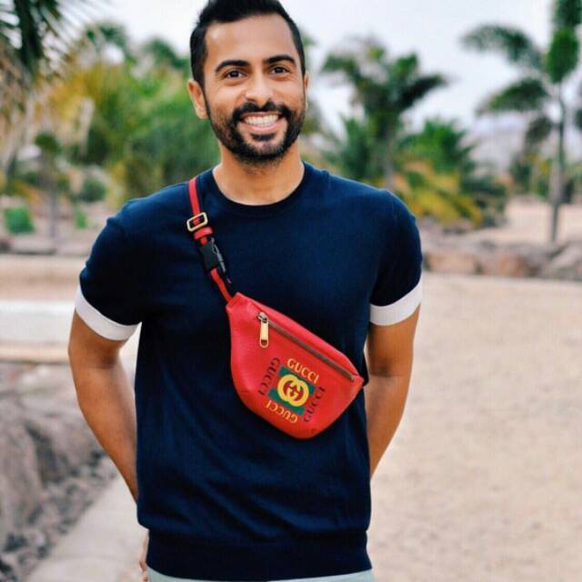 TAS PINGGANG WAIST BAG COWOK GUCCI COCO CAPITAN PREMIUM INPORT