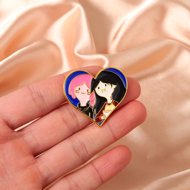 Bros Pin Enamel Desain Kartun Anime Petualangan Untuk Ransel