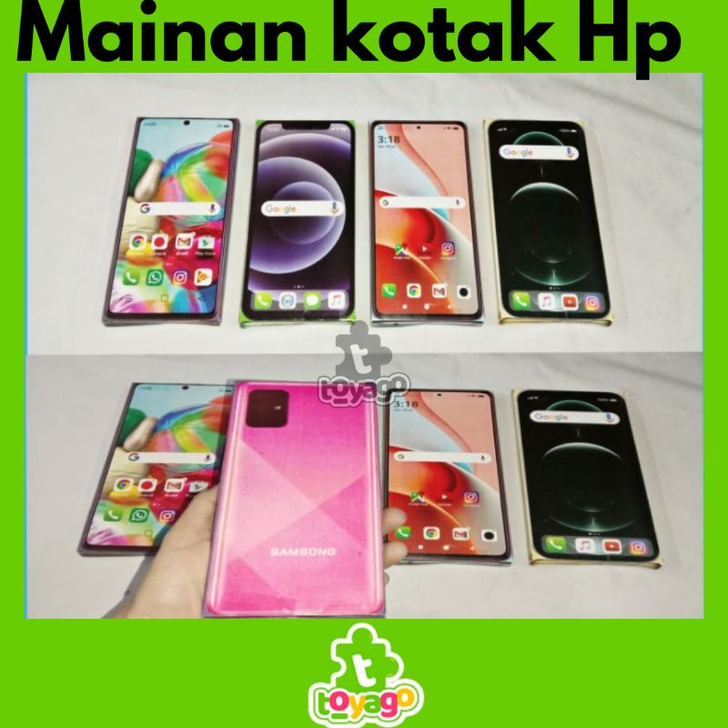 Mainan Kotak Hp Berhadiah Planet Heboh Smartphone Isi 20 pcs