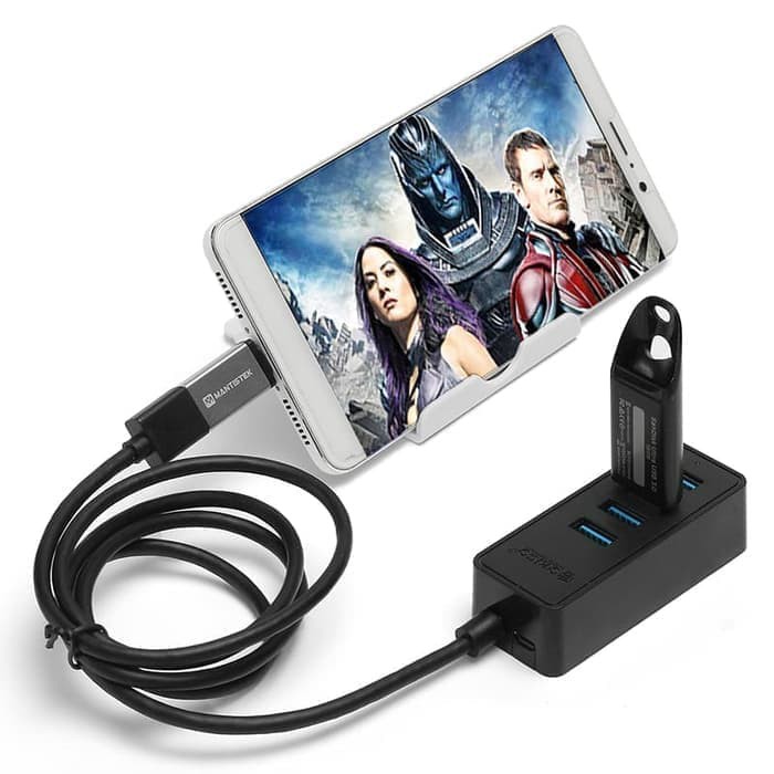 USB HUB ORICO 3.0 4 PORT 1M CABLE SUPER SPEED W5P-U3-100
