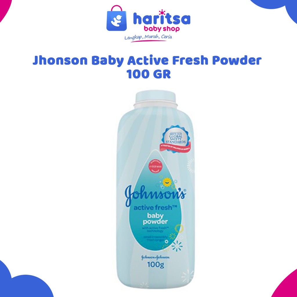 Jhonson Baby Active Fresh Powder  100 GR / Bedak Bayi