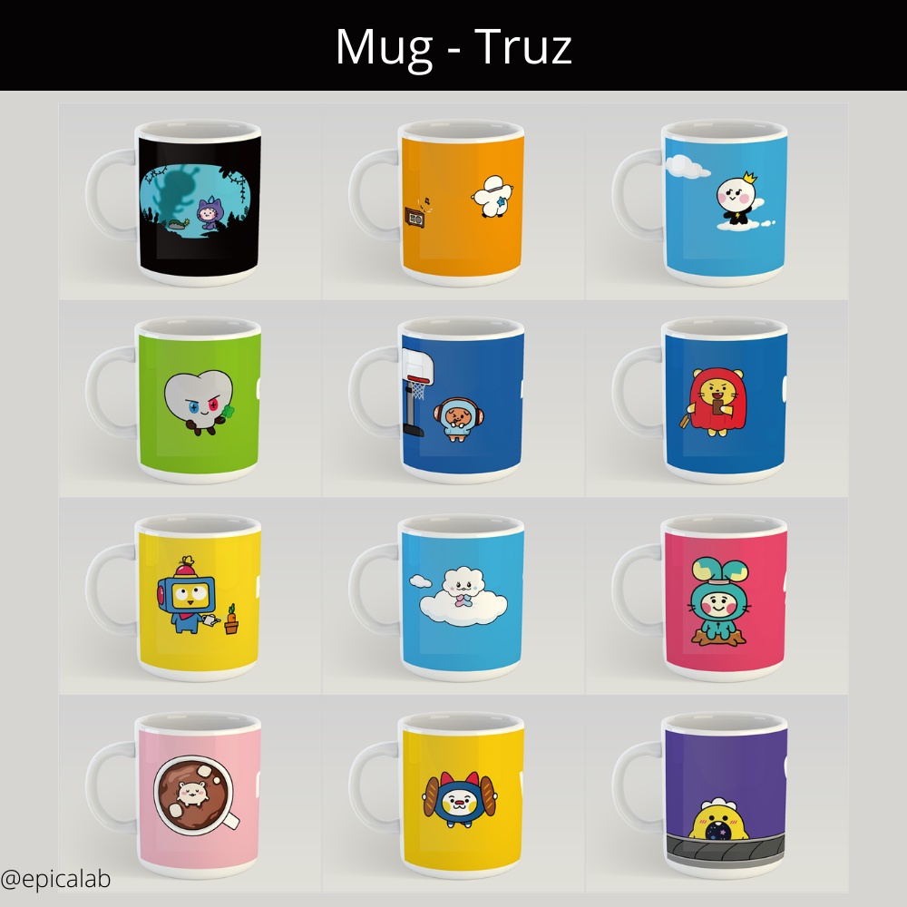 Mug Cangkir TRUZ karakter