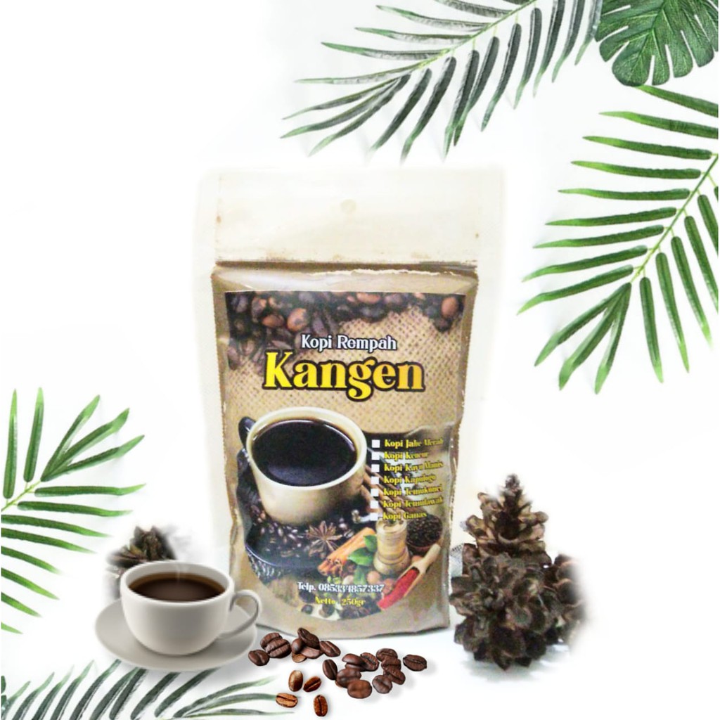 

Kopi Rempah Jahe Merah 250gr cap Kangen