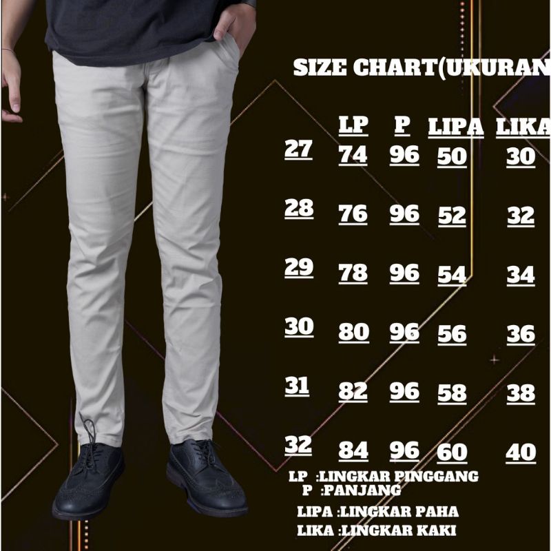 Celana Bahan Formal Slimfit celana kerja kantor