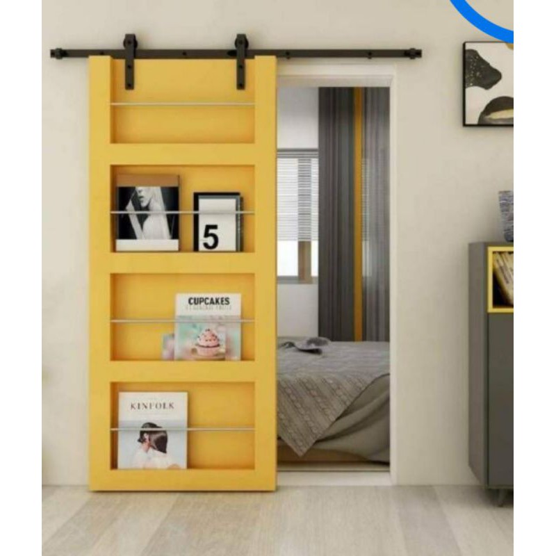 Pintu Kayu Sliding Industrial