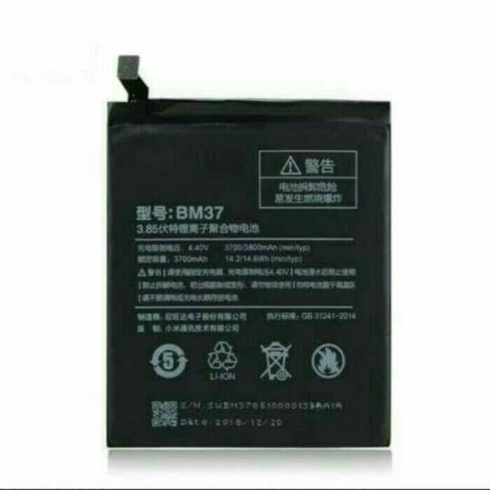 BATRE BATTERY XIAOMI BM37/MI 5S PLUS