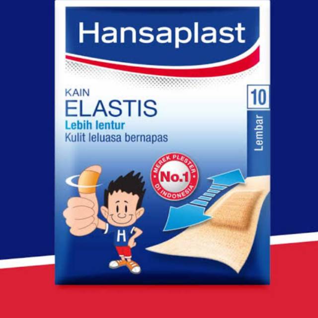 Hansaplast Kain Elastis isi 10 lembar