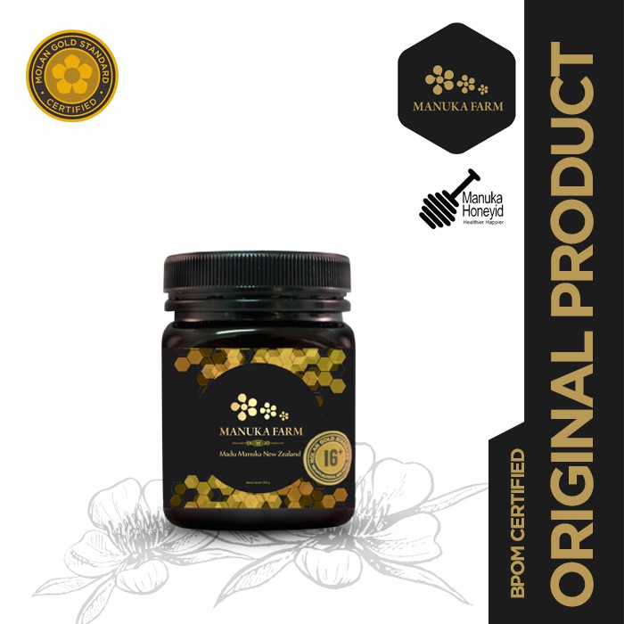 

Madu Manuka Farm MGS 16+ 250gram | Madu Manuka MGS16+ 250gr
