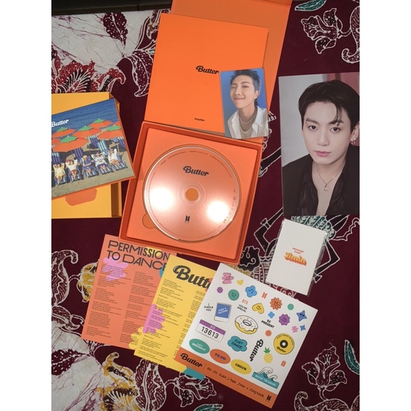 Album Butter Peach BTS Postcard Jungkook