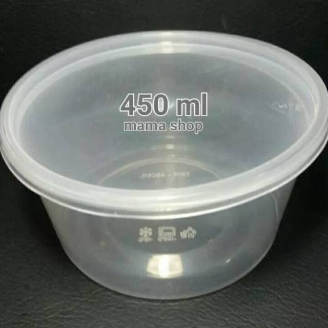 Mangkok Plastik 300 ml dan 450 ml Food Grade tahan panas n 