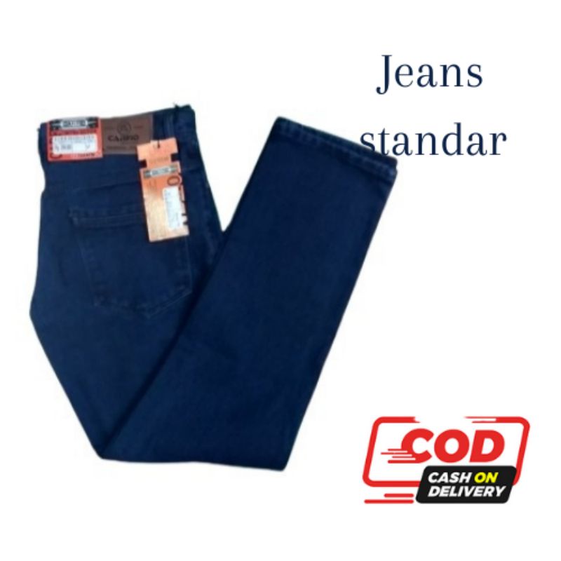 Celana panjang standar pria jeans terbaru/ celana jeans termurah