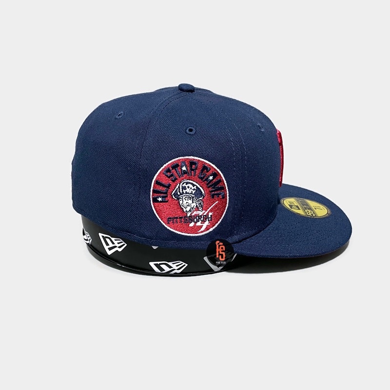 TOPI NEW ERA ORIGINAL 5950 ASG 1974 PITTSBURGH PIRATES NAVY UV MAROON