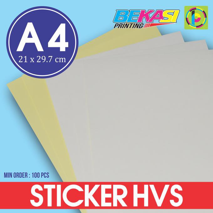 

HOT SALE|BEST SALLER Kertas Stiker HVS A4 / Printable Sticker (bisa di Print) - KGN