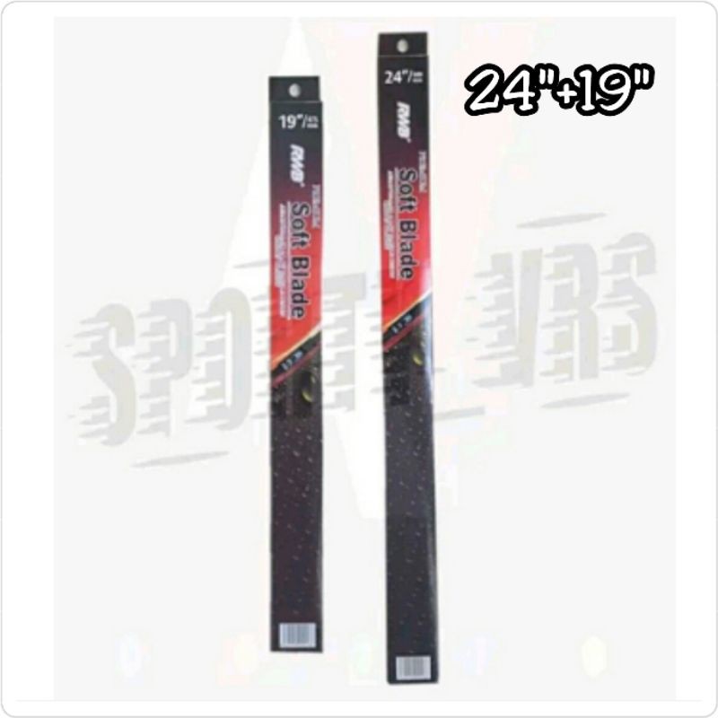 Wiper Depan Camry 24&quot;+19&quot; Model Soft Blade Merk RWB