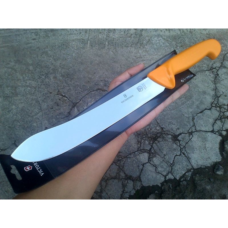 Butcher knife pisau sembelih Bullnose victorinox swibo original kode 5.8436.25