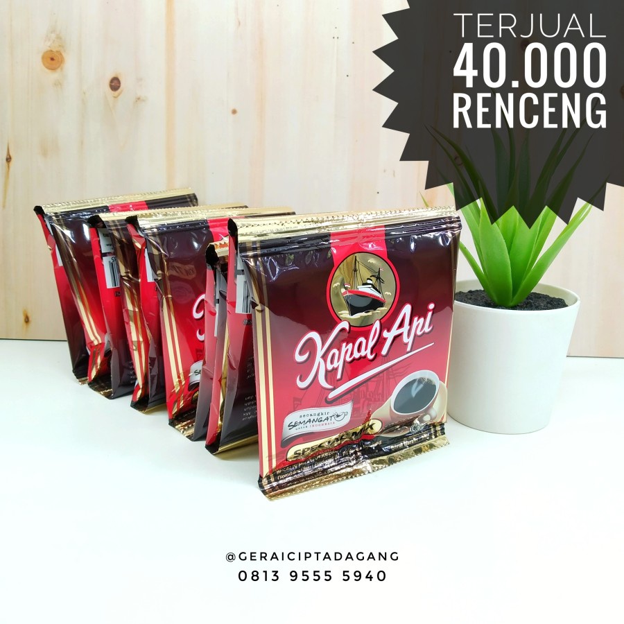 

kopi kapal api spesial mix | 1 renceng (10 pcs)