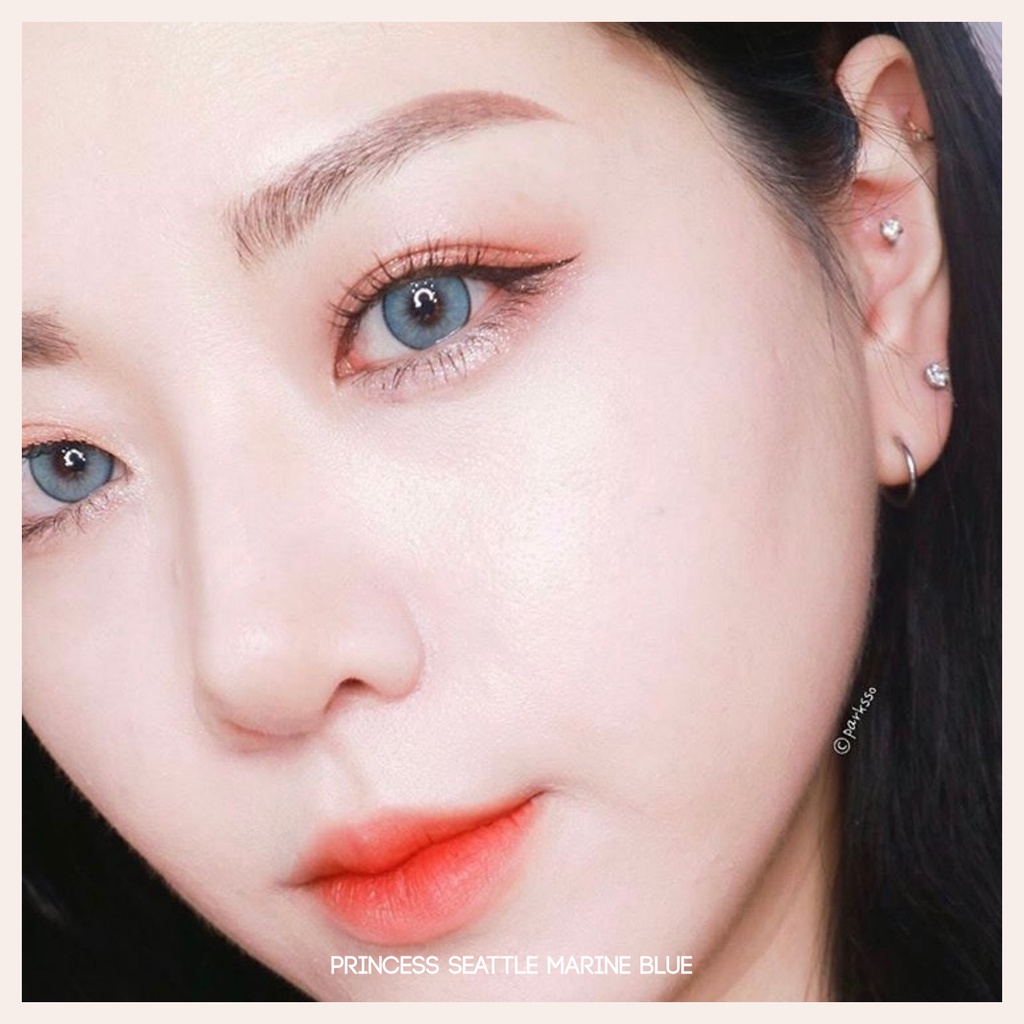 MIKHAYLOVESHOP Softlens Seattle Marine Blue | EOS Princess