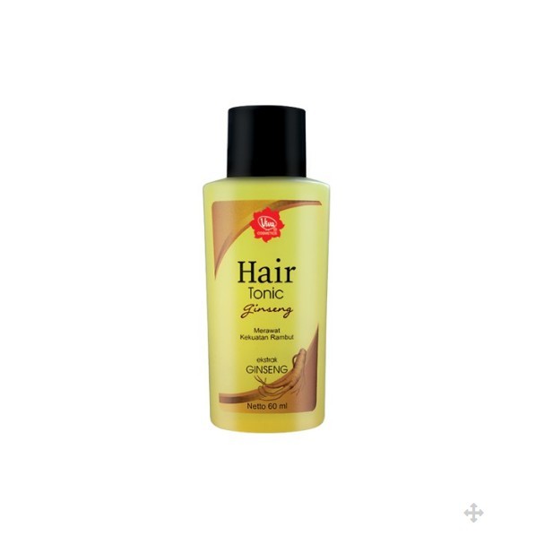 VIVA Cosmetics Hair Tonic 60ml ( Ginseng | Anti Dandruff | Lidah Buaya )