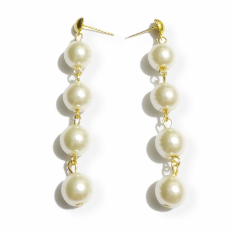 Emma Korean Pearl Stud Earrings Anting Tusuk Mutiara Korea