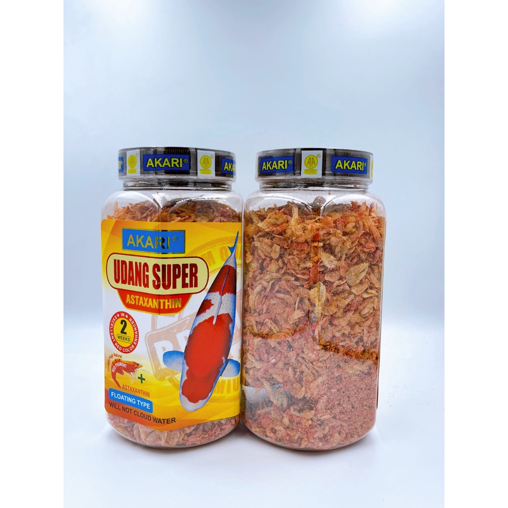 AKARI UDANG SUPER RED 650 gr / MAKANAN IKAN HIAS / PAKAN IKAN / PAKAN KOI / MAKANAN IKAN KOI