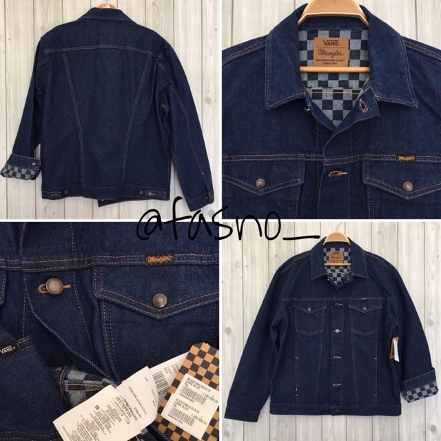 wrangler x vans denim jacket