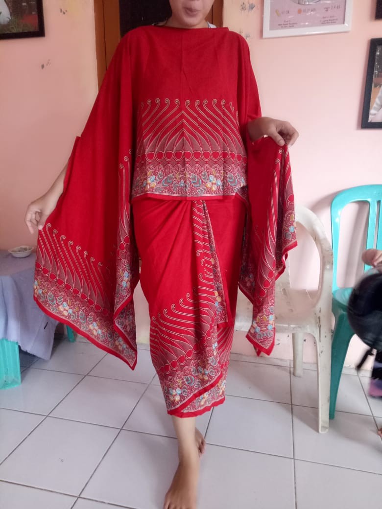 Sheika Kaftan Paris Batik Solo (hitam)