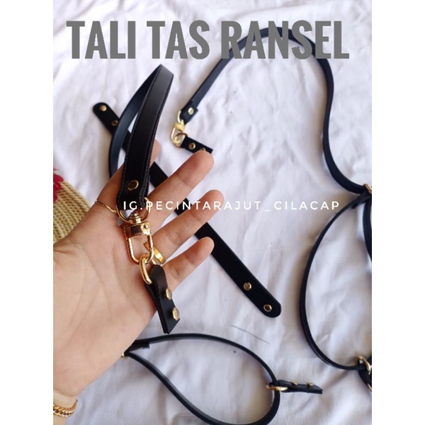TALI TAS RANSEL KULIT SINTETIS KULSIN RAJUT PUNGGUNG BACKPACK