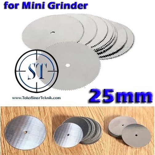 Mata Gergaji Potong Mini 25mm untuk Potong kayu Bor Mini Gerinda Grinder Circular Saw Blade Disc Cuting Disc Drill