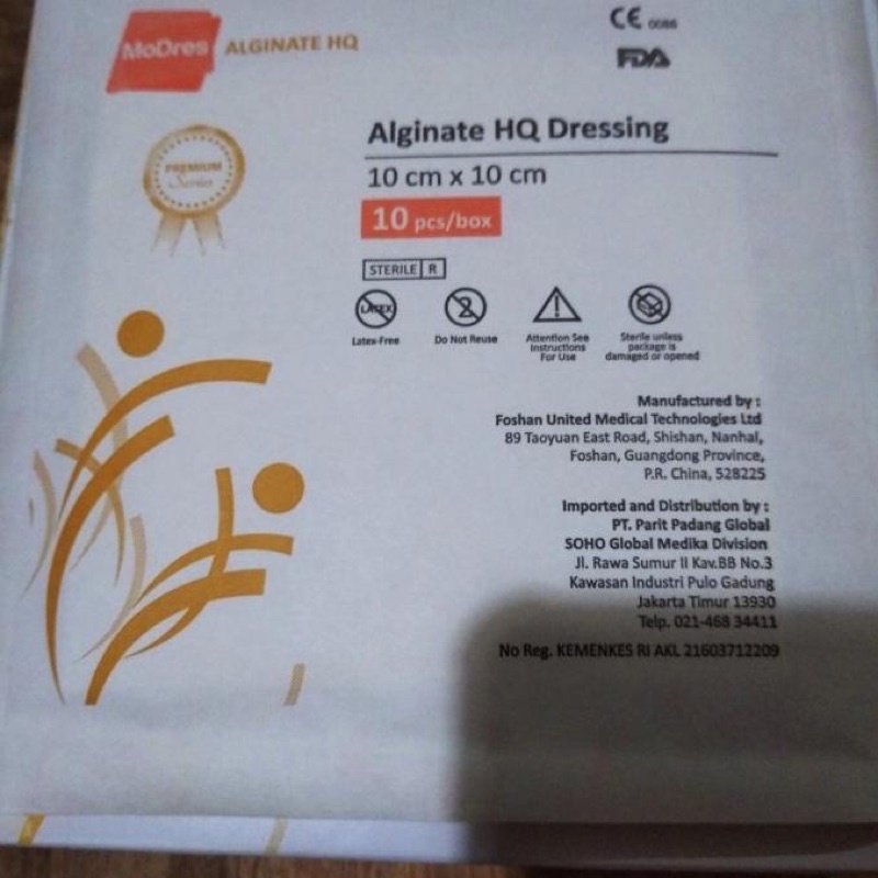 Modres Alginate HQ 10x10 cm