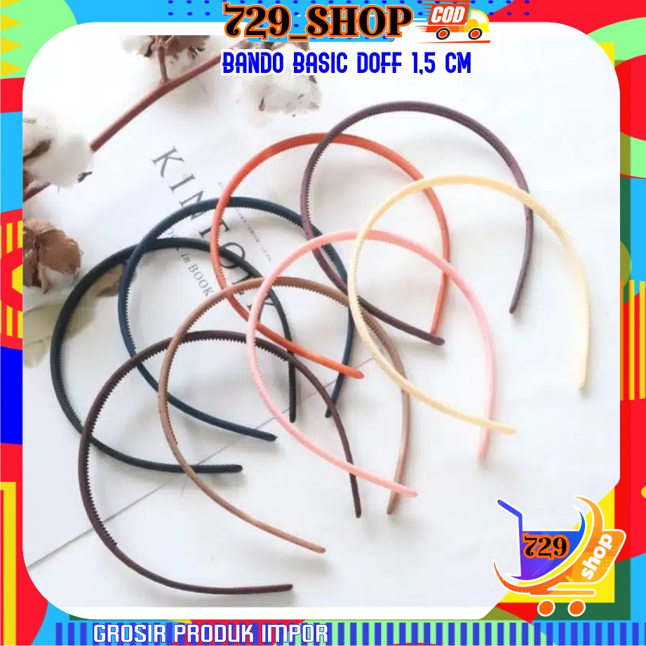 Bando Doff Ukuran 1,5 cm &amp; 1 cm Korean Style Import Best Seller