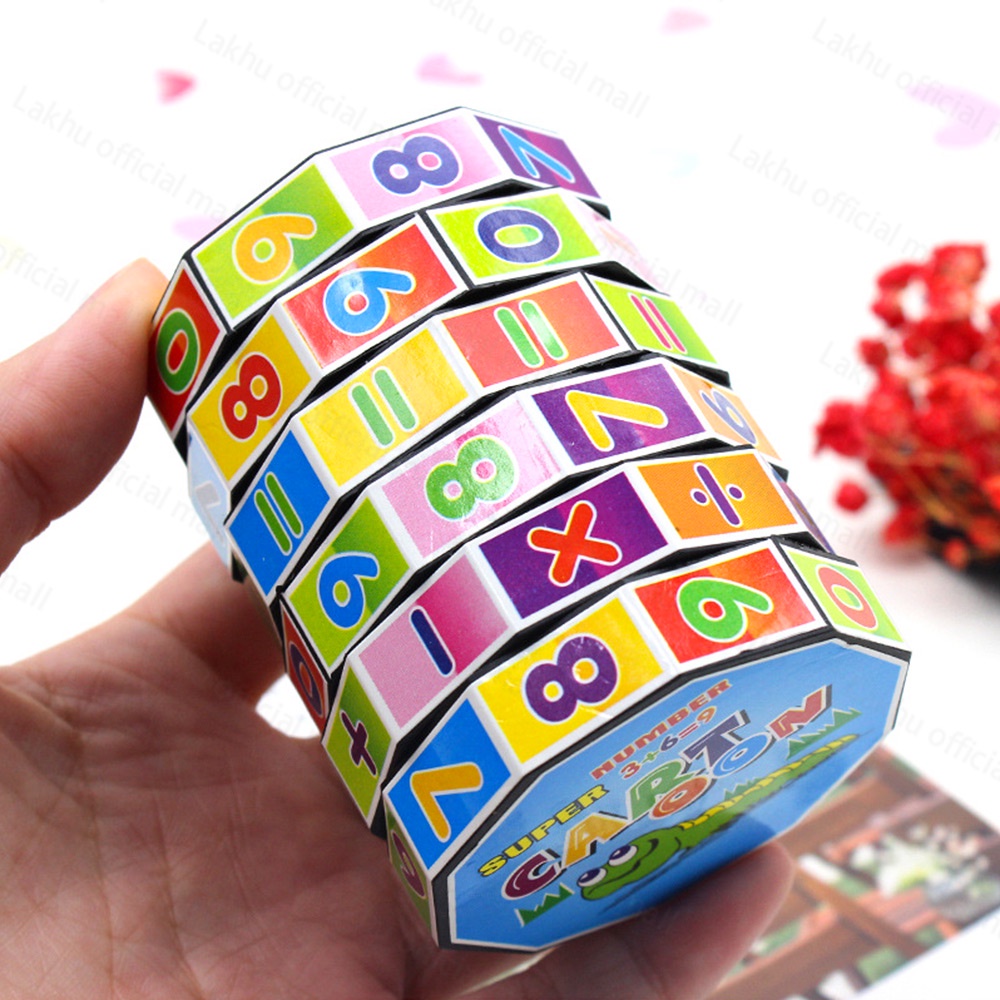 JCHO mainan edukasi anak Rubik Kubus digital /Kids Mathematics Numbers Magic Cube