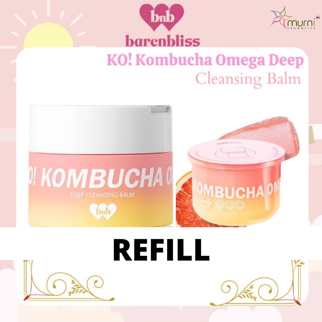 [[ REFILL ]] BARENBLISS K.O! KOMBUCHA OMEGA DEEP CLEANSING BALM  40GR