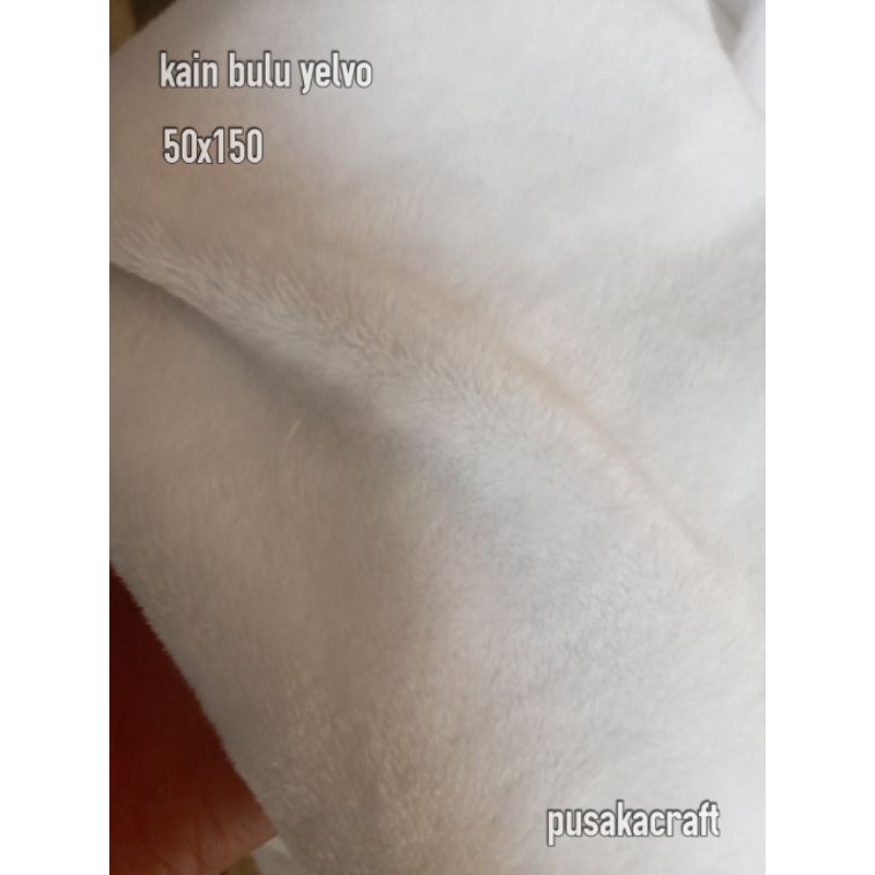 Kain bulu yelvo halus bisa untuk boneka, bantal, selimut