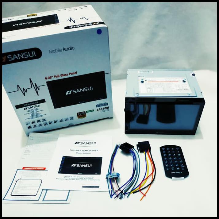 Promo Terbatas Double Din Sansui Full Glass 7"