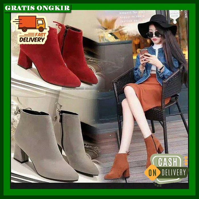 Heals Korean Style Heel Wanita Terbaru Haihils Kekinian Sendal Kondangan Ibu2 Sepatu Hak Tinggi Haig