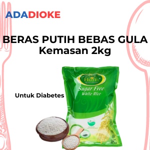 

Beras Putih Bebas Gula/Sugar Free/ Glikemik Rendah/Diabetes Hotel 2kg