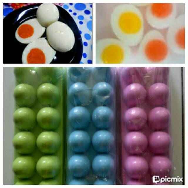 Cetakan Es Batu Puding Telur Ayam Besar
