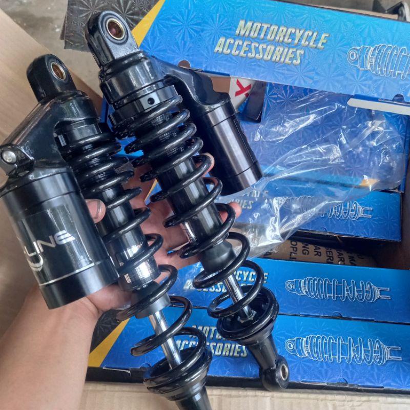 skok belakang xline hitam 320 mm model yss as krum shock shockbreaker pnp tiger megapro gl pro max b