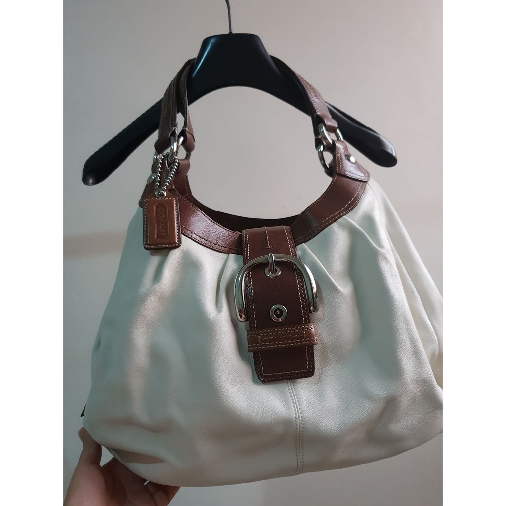 large leather hobo shoulder bag