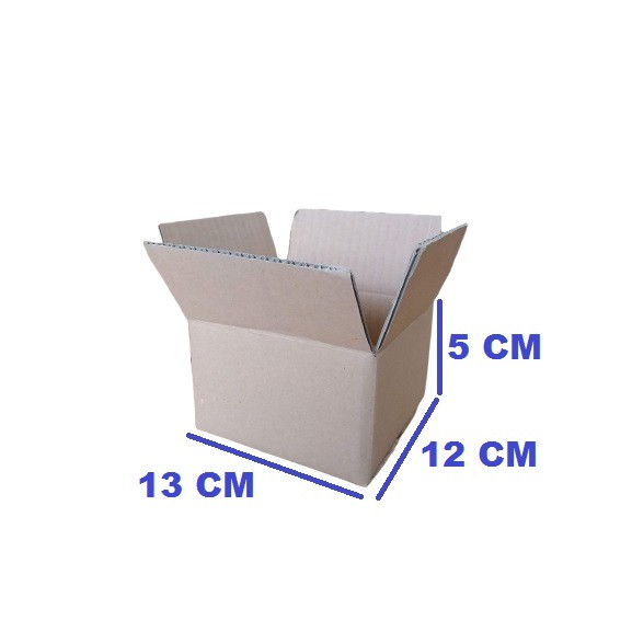 

Karton box 13*12*5 CM Carton Box Kardus Polos SINGLE WALL