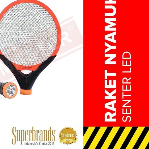 ➥ Kenmaster Raket Nyamuk + Senter UV ◊