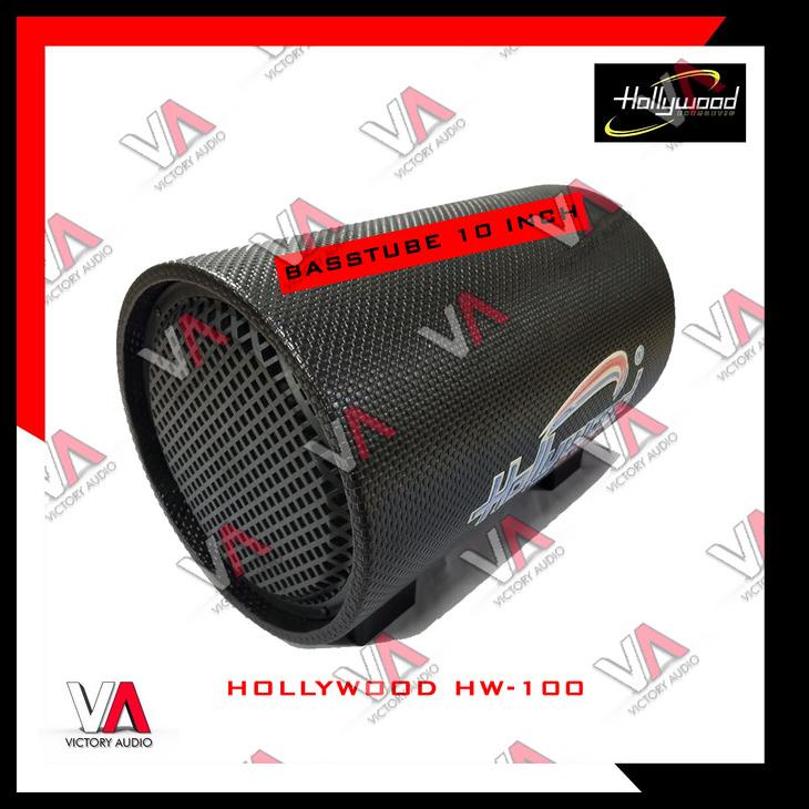 Basstube Hollywood Audio Hw-100 10 Inch Bass Tube Subwoofer Aktif Baru Kode 813