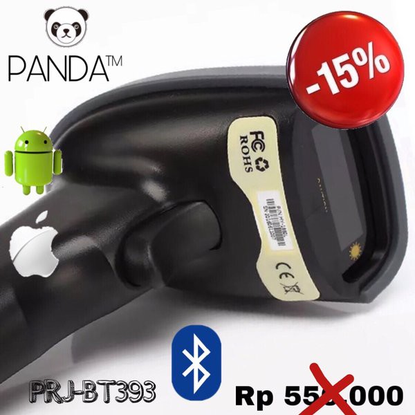 Wireless Bluetooth Panda PRJ-393 Laser Barcode Scanner Best Perfomance