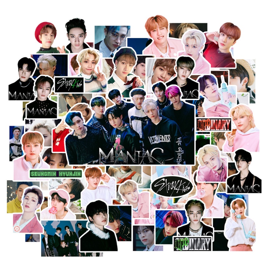 Stiker Dekoratif Motif Stray Kids Untuk Koper