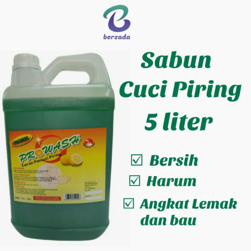 Prowash Cuci Piring Premium (hijau) / Rumah Tangga / Resto