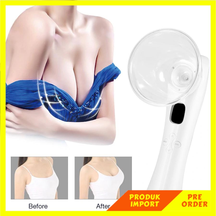 PRODUK PO Breast Enlarge Pump Vacuum Enhance Breast Massager Electric Chest Pump Enlargement